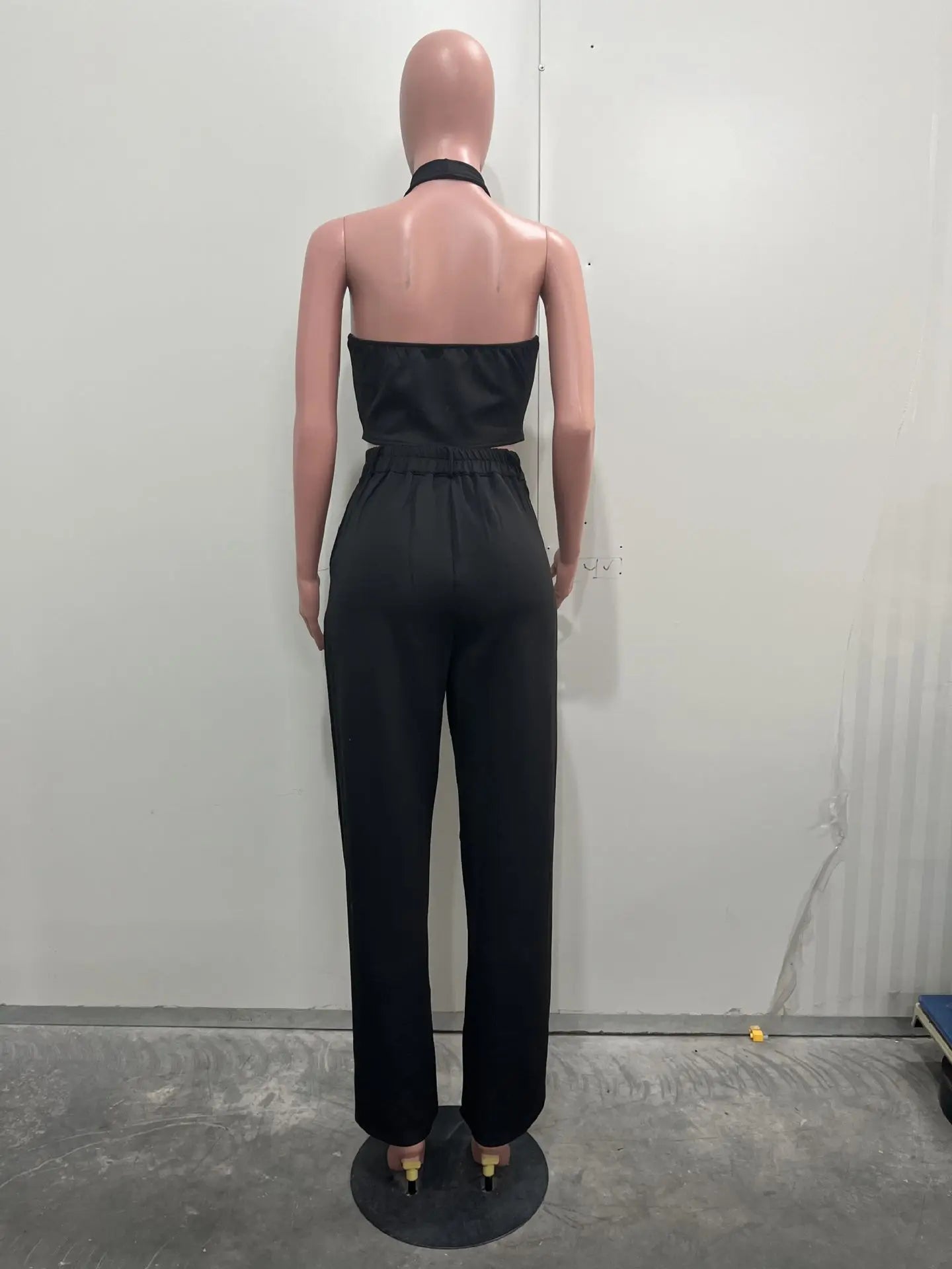 Spring Summer Long Sleeve Vest Top and Pants Set