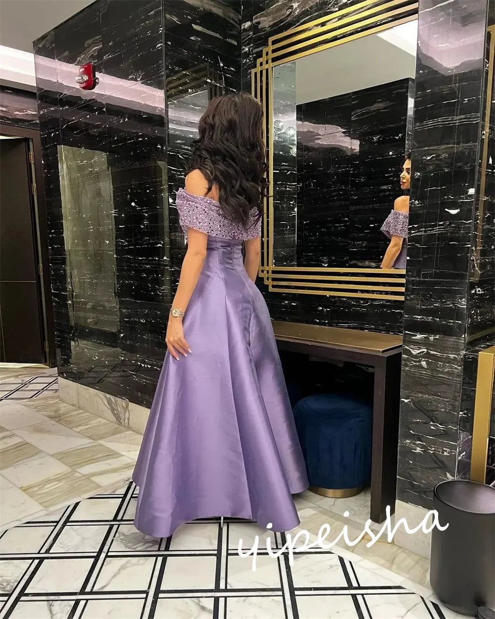 Classic Modern Style Formal Evening Off The Shoulder Ball Gown