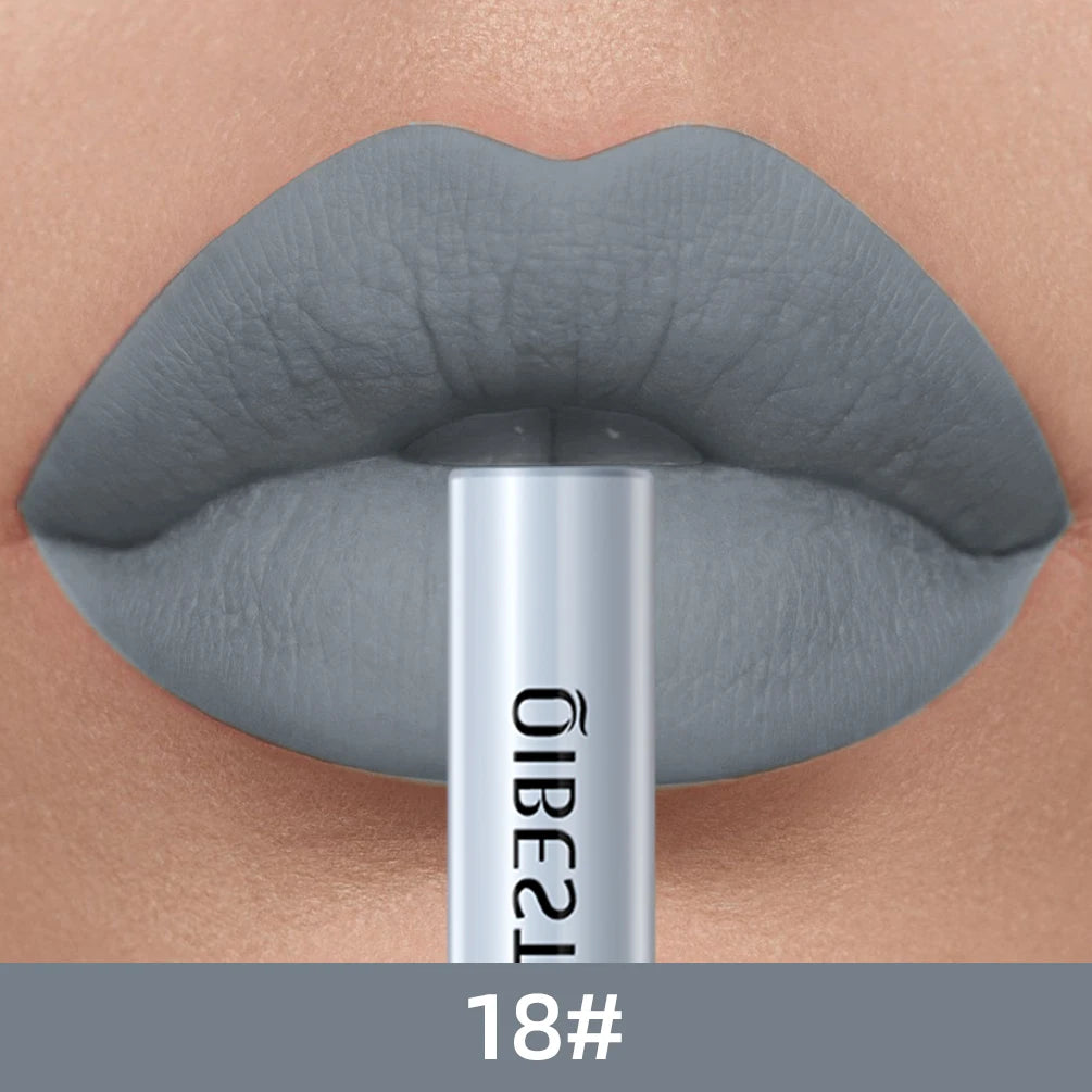 24-Color Matte & Shimmer Liquid Lipstick