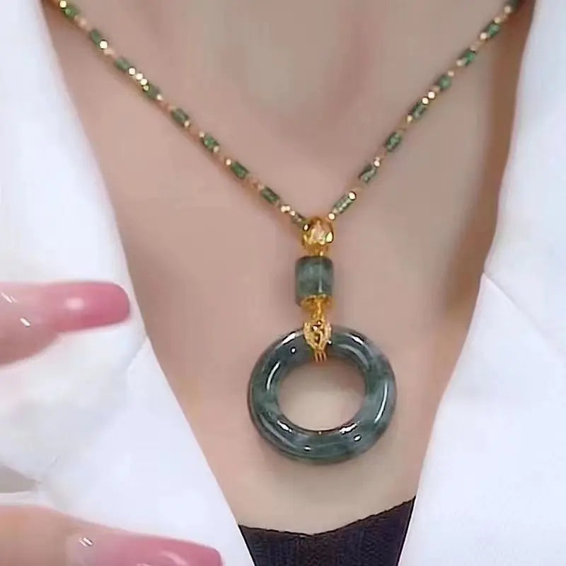 New Hot Natural Stone Crystal Necklace