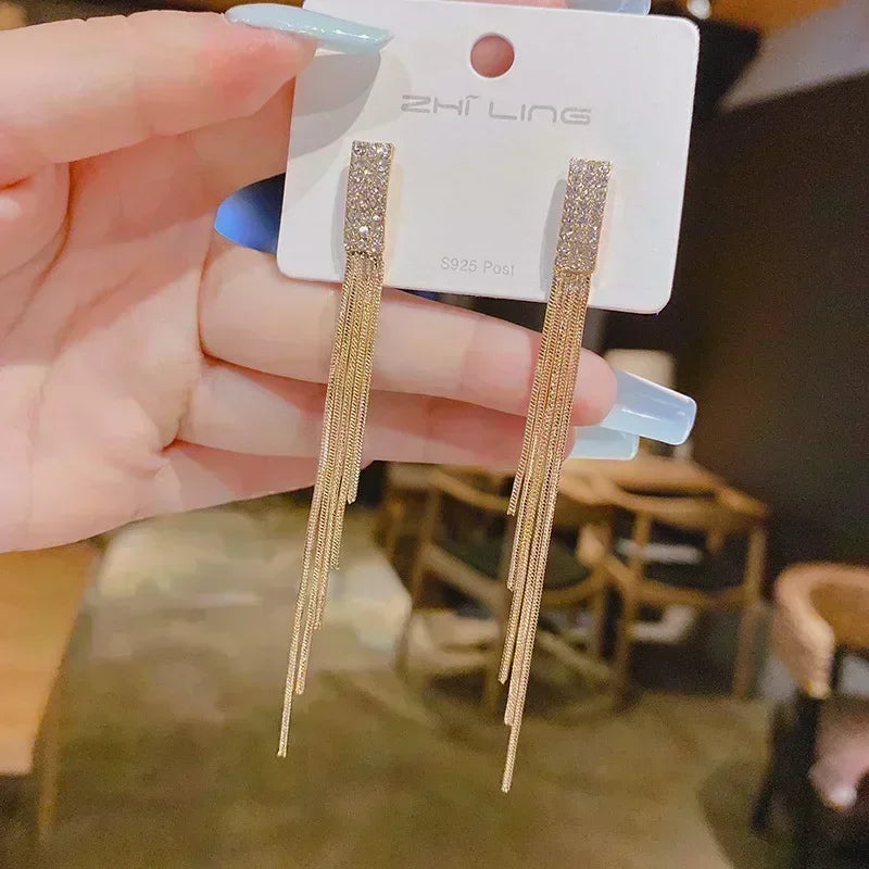 New Geometric Rhombus Luxury Opal Earrings – Modern Sparkle for Every Moment