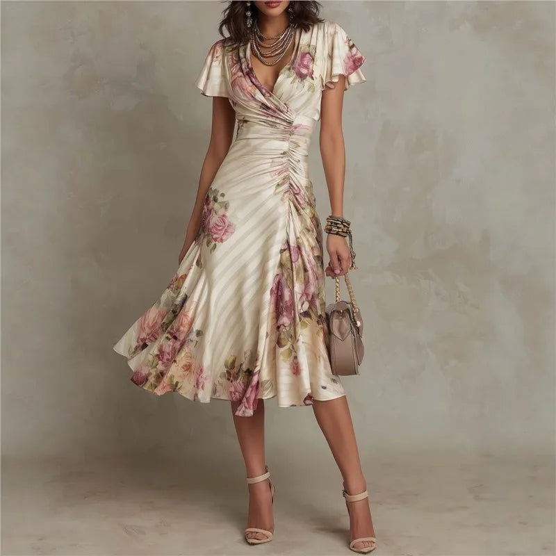 Boho Elegance Floral Maxi Dress