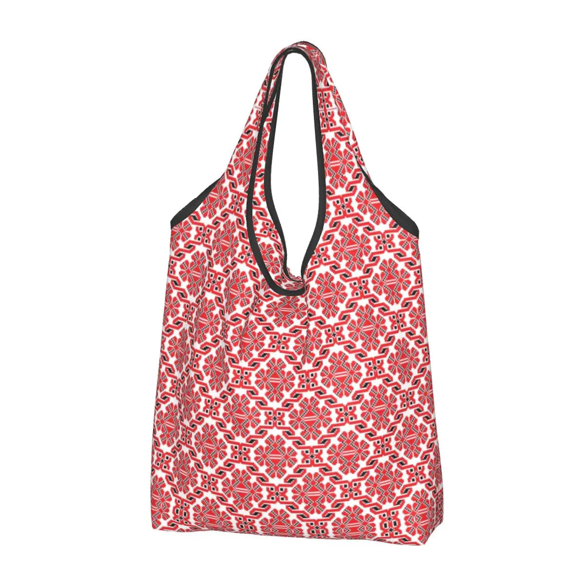 Custom Cute Ukraine  Embroidery Shopping Tote Bags