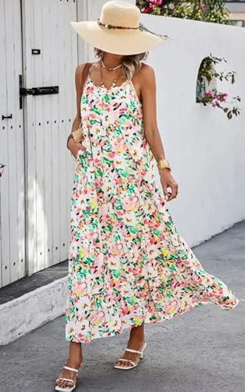 Sexy Printed Bohemian Long Dress