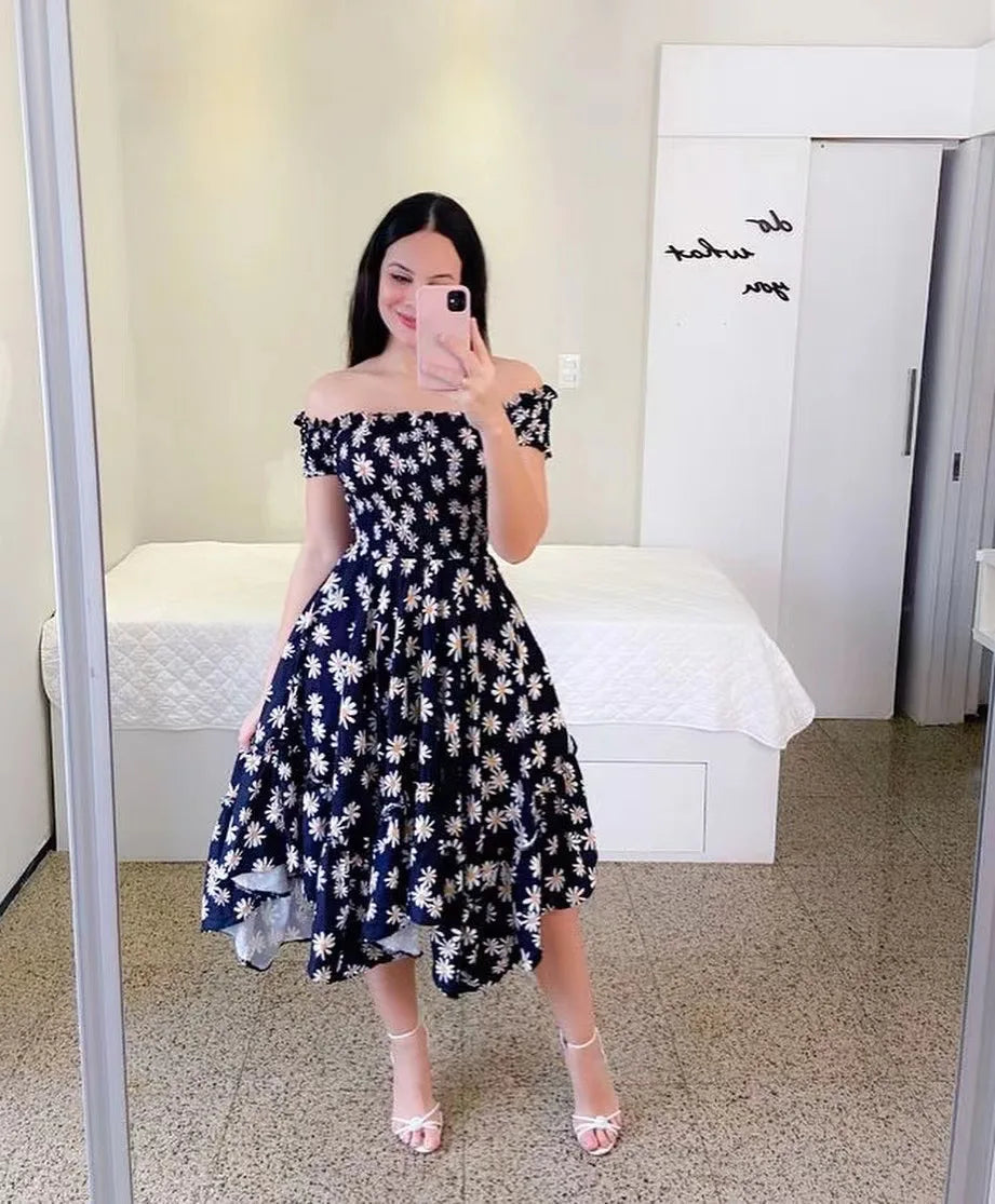 Boho Floral Summer Dress
