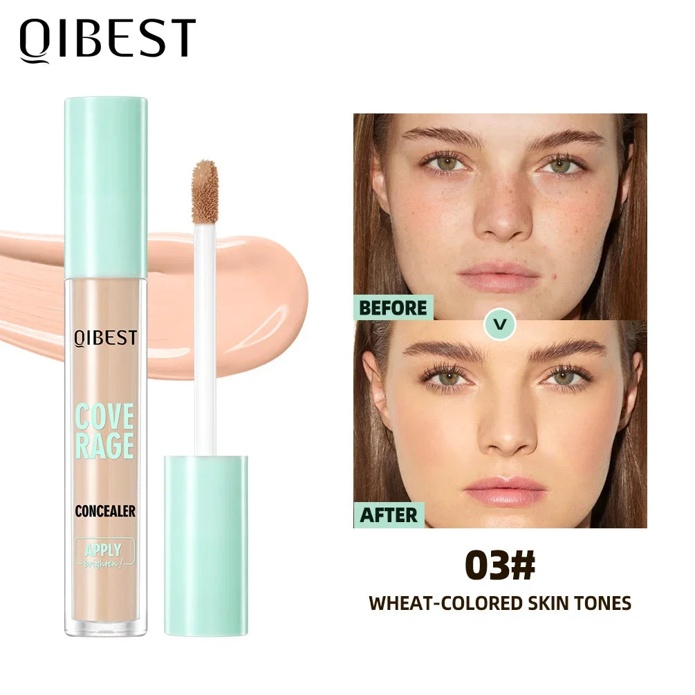 QIBEST Liquid Foundation Cream For High Coverage
