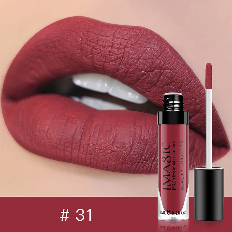 28-Color Sexy Matte Liquid Lipstick