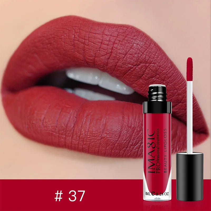 28-Color Sexy Matte Liquid Lipstick