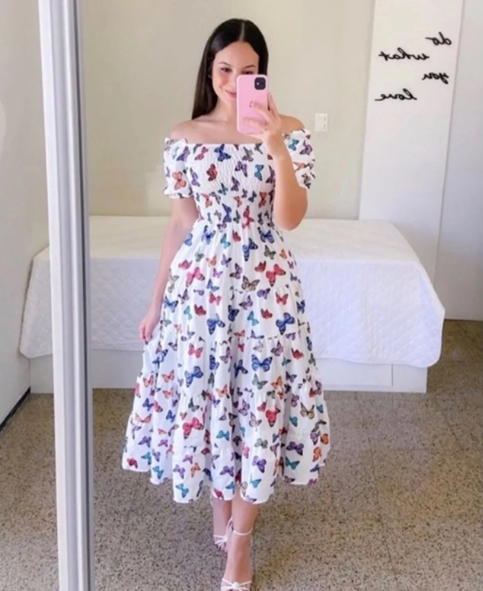 Boho Floral Summer Dress