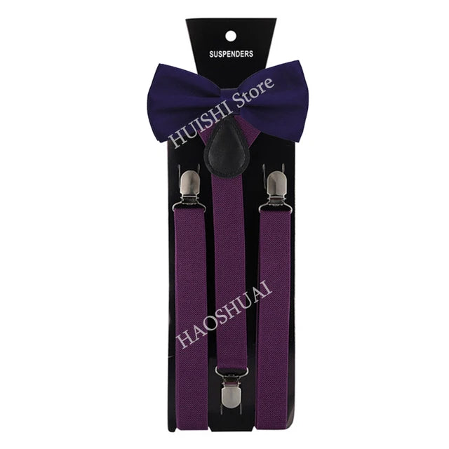 Suspenders Bowtie Sets