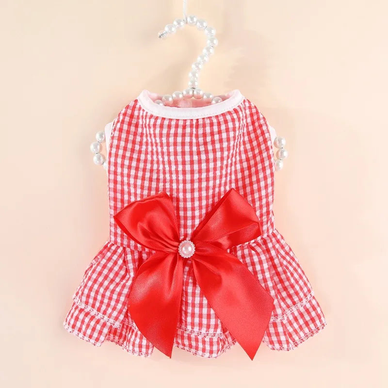 Floral Dog Dress for Small Dogs & Female Cats – Comfortable & Stylish