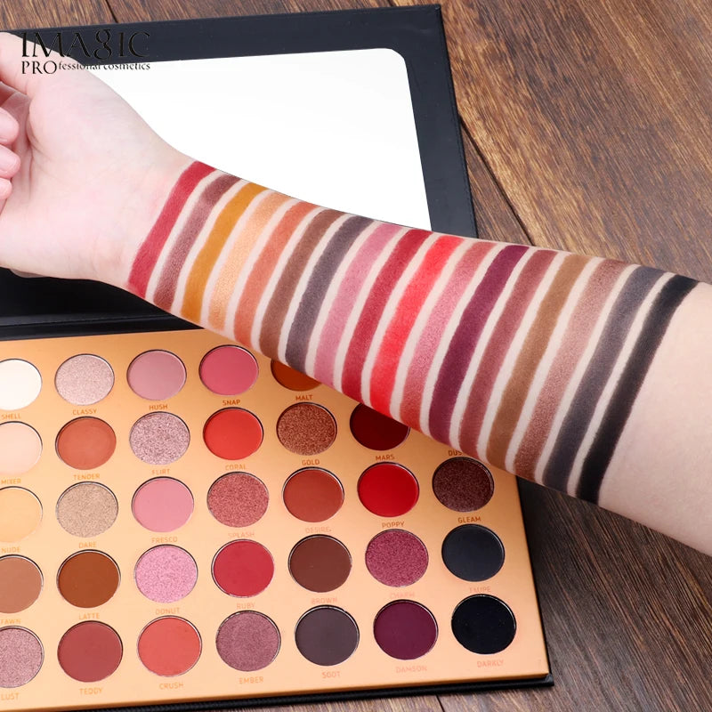 All-in-One Eyeshadow & Body Art Palette – Matte, Shimmer, Highlight & Blush, Waterproof