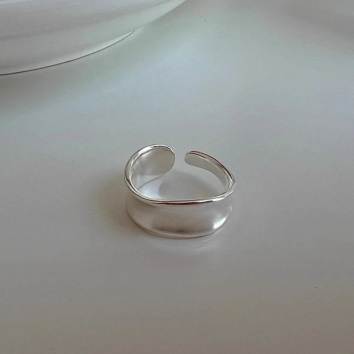 925 Sterling Silver Twisted Open Ring