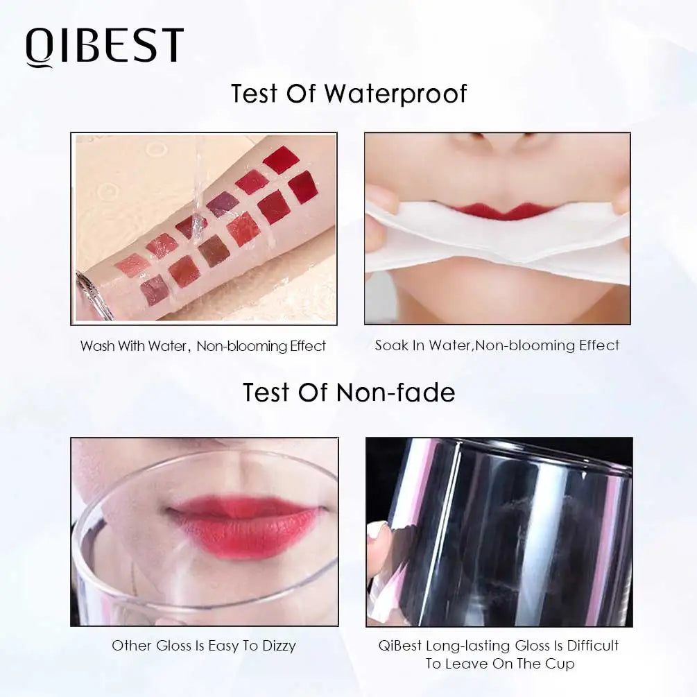 24-Color Matte & Shimmer Liquid Lipstick