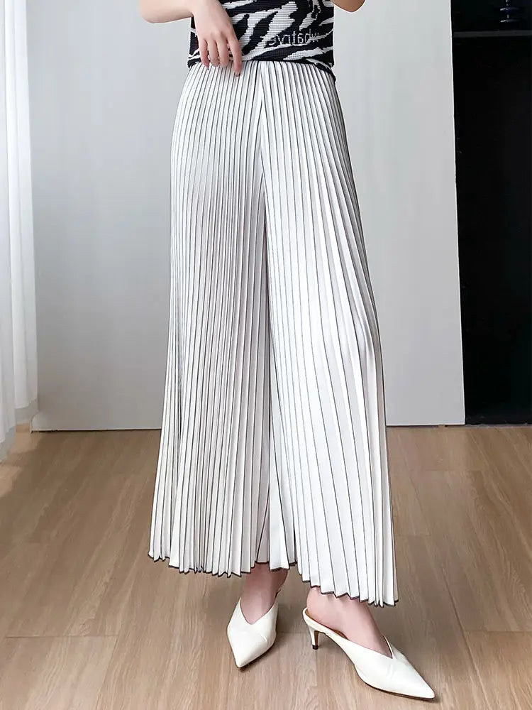 Summer High-End Wide Leg Skirt Pants