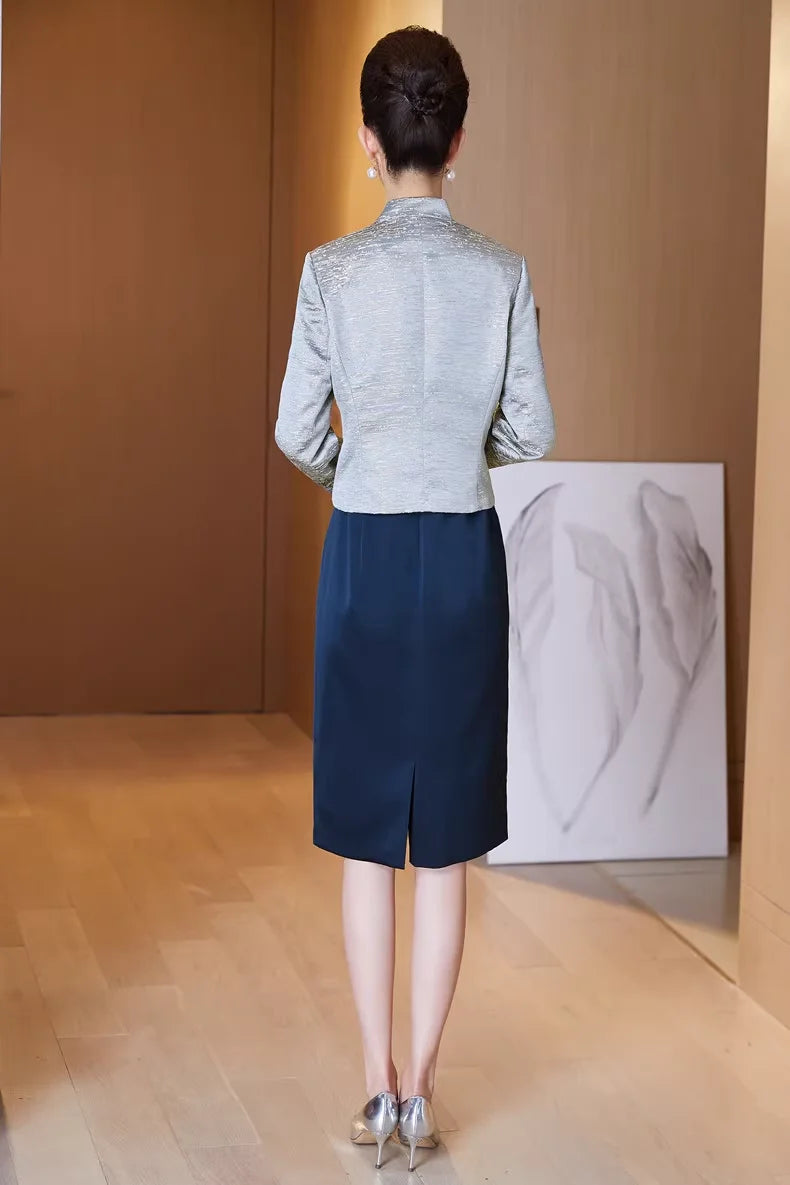 Lace Mother of the Bride  2 Piece with Jacket Dress