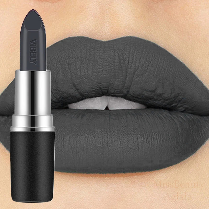 Frosted Velvet Matte Lipstick – 29 Bold Shades, Waterproof & Non‑Fading