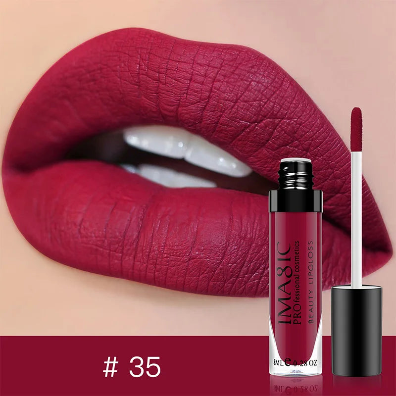 28-Color Sexy Matte Liquid Lipstick
