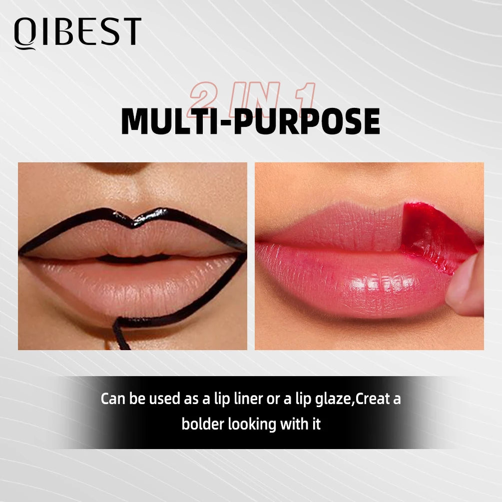 Peel-Off Tattoo Matte Lip Liner – Long-Lasting, Waterproof, Transfer-Proof Lip Stain