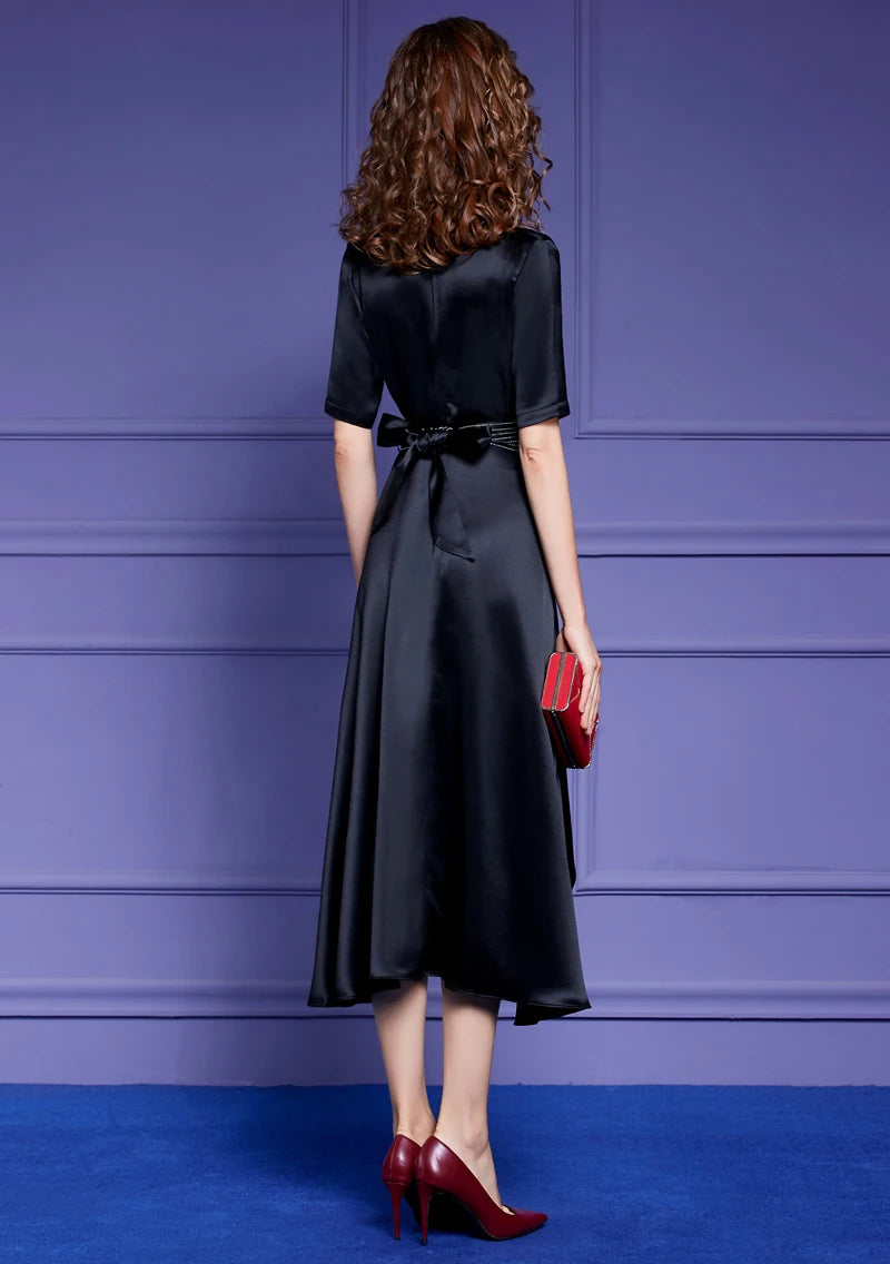 Summer Elegant Satin Dress