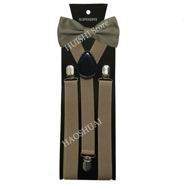 Suspenders Bowtie Sets