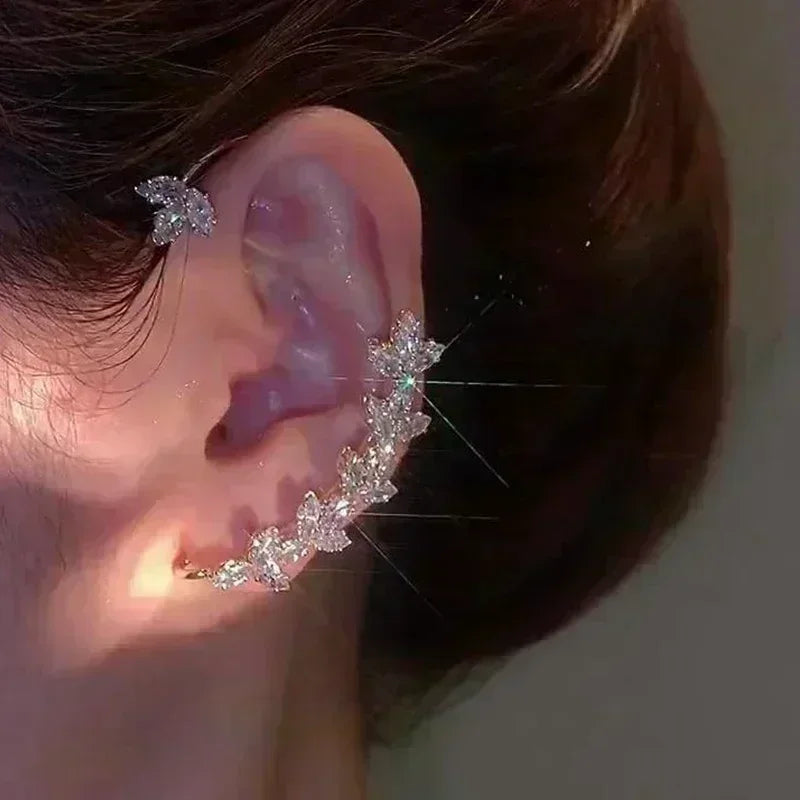 New Geometric Rhombus Luxury Opal Earrings – Modern Sparkle for Every Moment