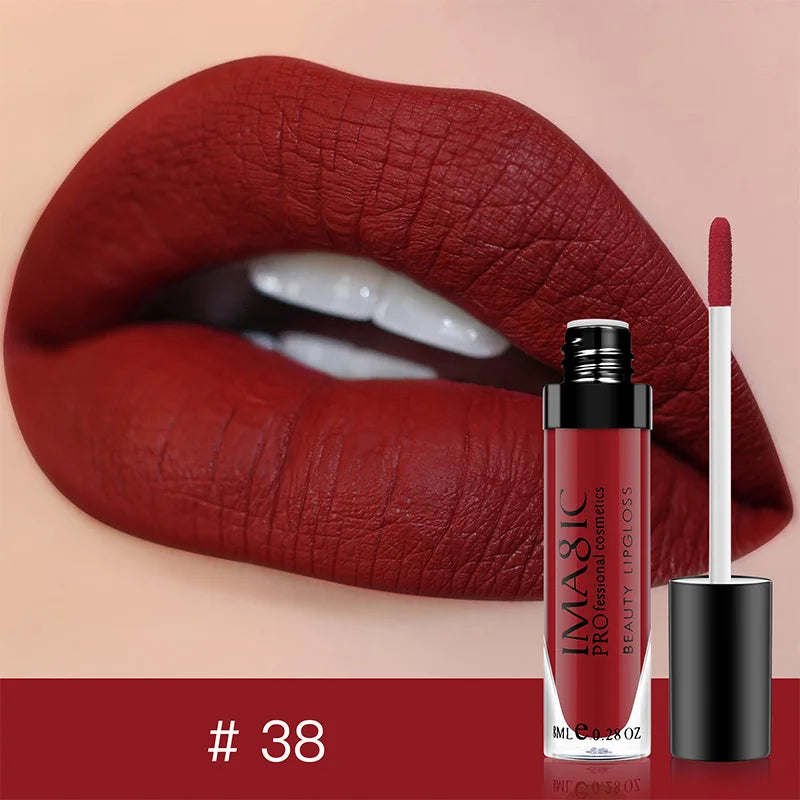 28-Color Sexy Matte Liquid Lipstick