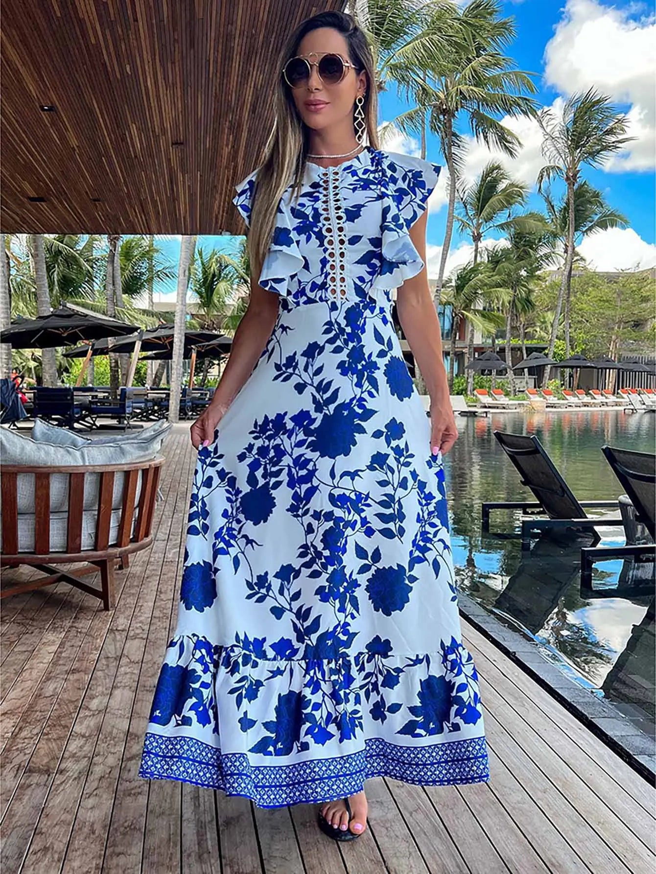 Women Cover-ups Summer Beach Wear  Dresses