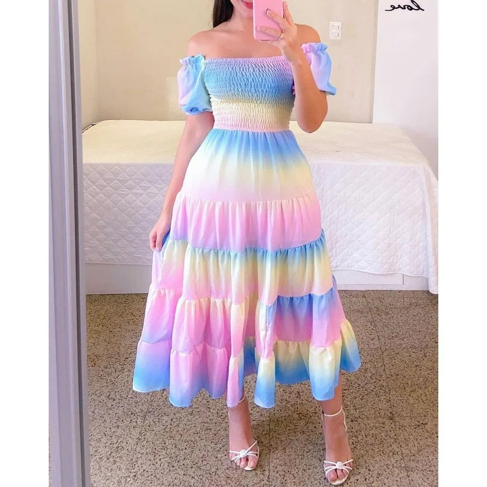 Boho Floral Summer Dress
