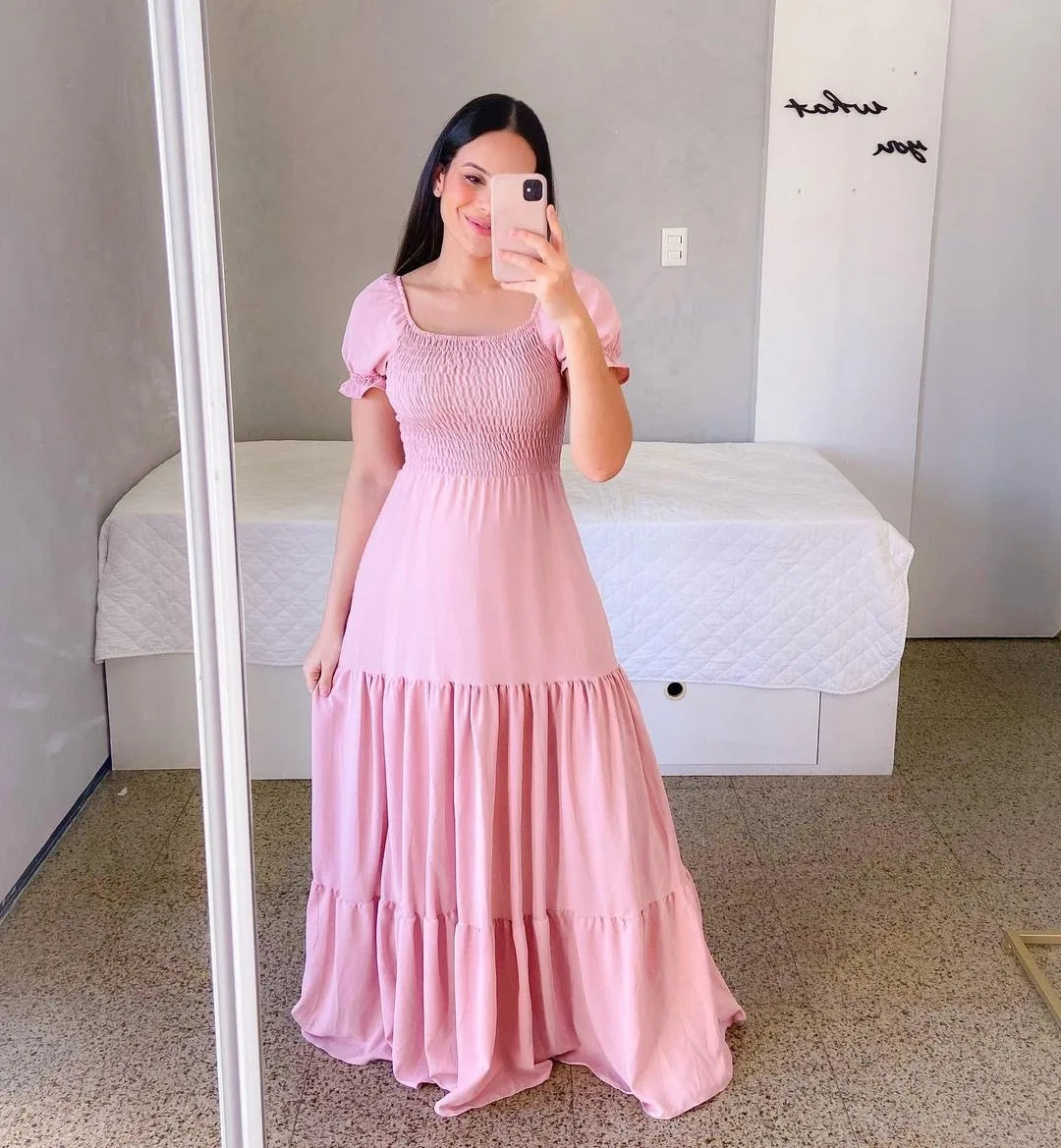 Boho Floral Summer Dress