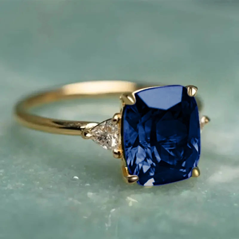 Luxury Bright Zirconia Ring 4 Colors Available