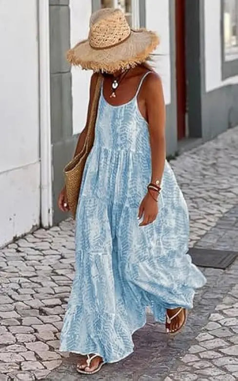 Sexy Printed Bohemian Long Dress