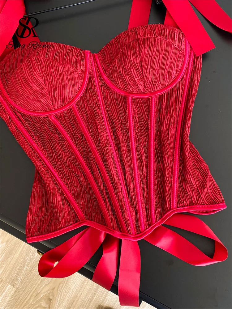 Luxury French Style Party Corset Top for Women | Elegant Bodycon
