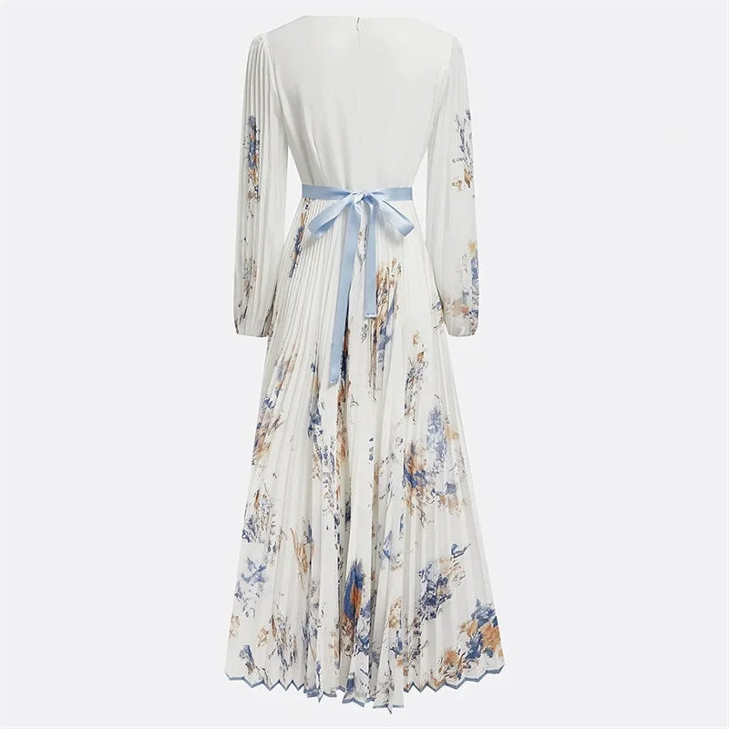 New Spring Summer Elegant V‑Neck Maxi Dress