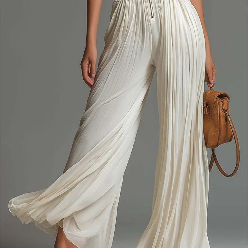 Fashion Sexy Deep V Neck Zip Jumpsuit