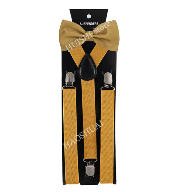 Suspenders Bowtie Sets