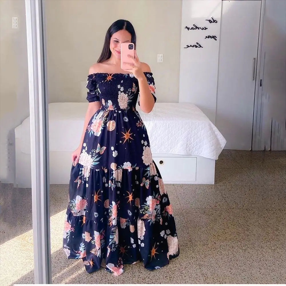 Boho Floral Summer Dress