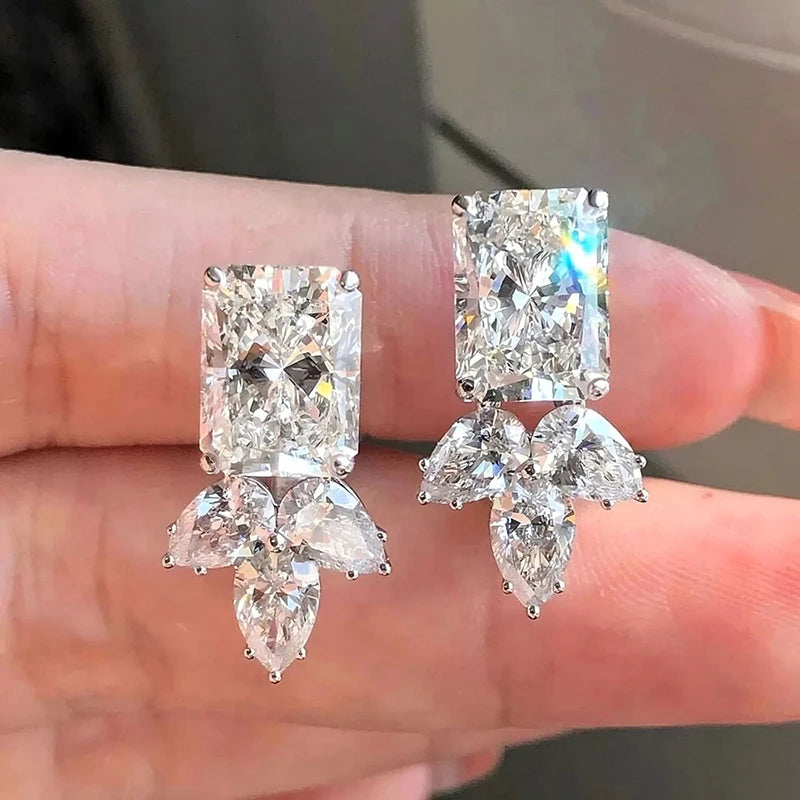 Dazzling CZ Stud Earrings