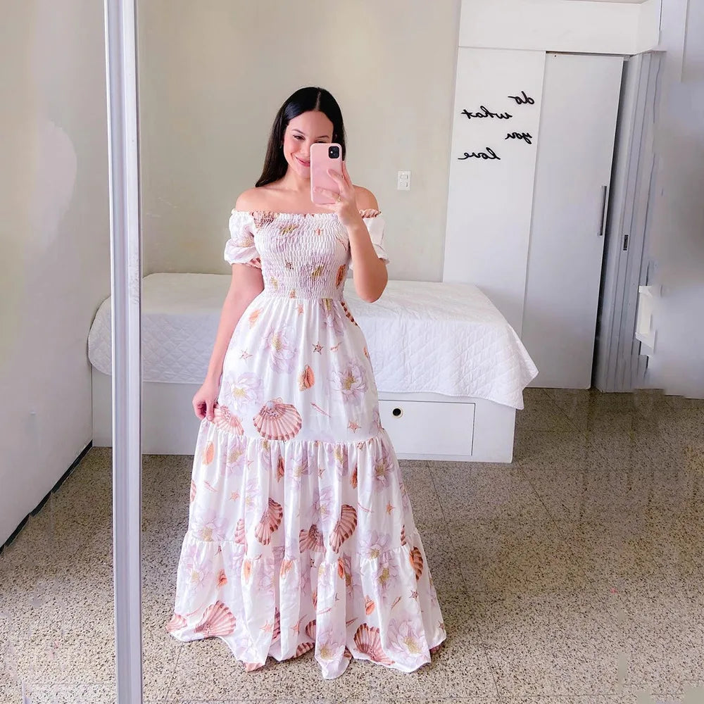 Boho Floral Summer Dress