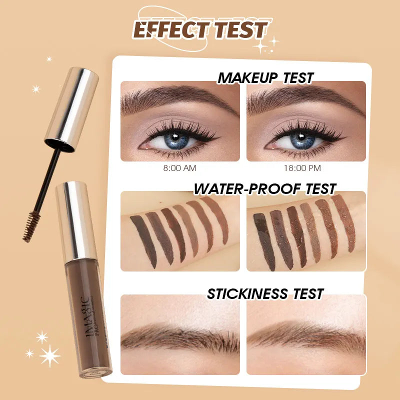 6-Color Waterproof Eyebrow Dye Cream – Long-Lasting Wild & Natural Brows