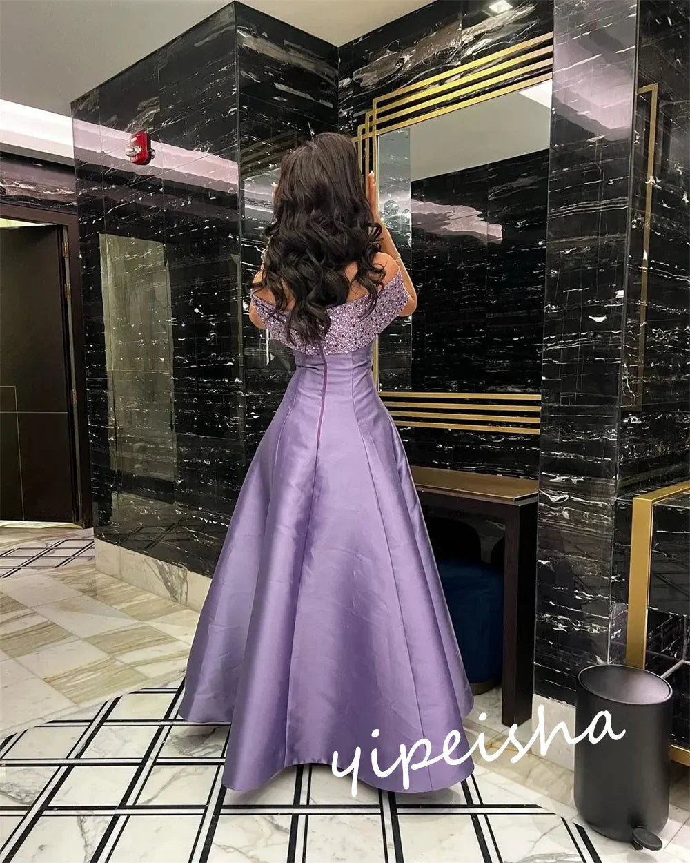 Classic Modern Style Formal Evening Off The Shoulder Ball Gown