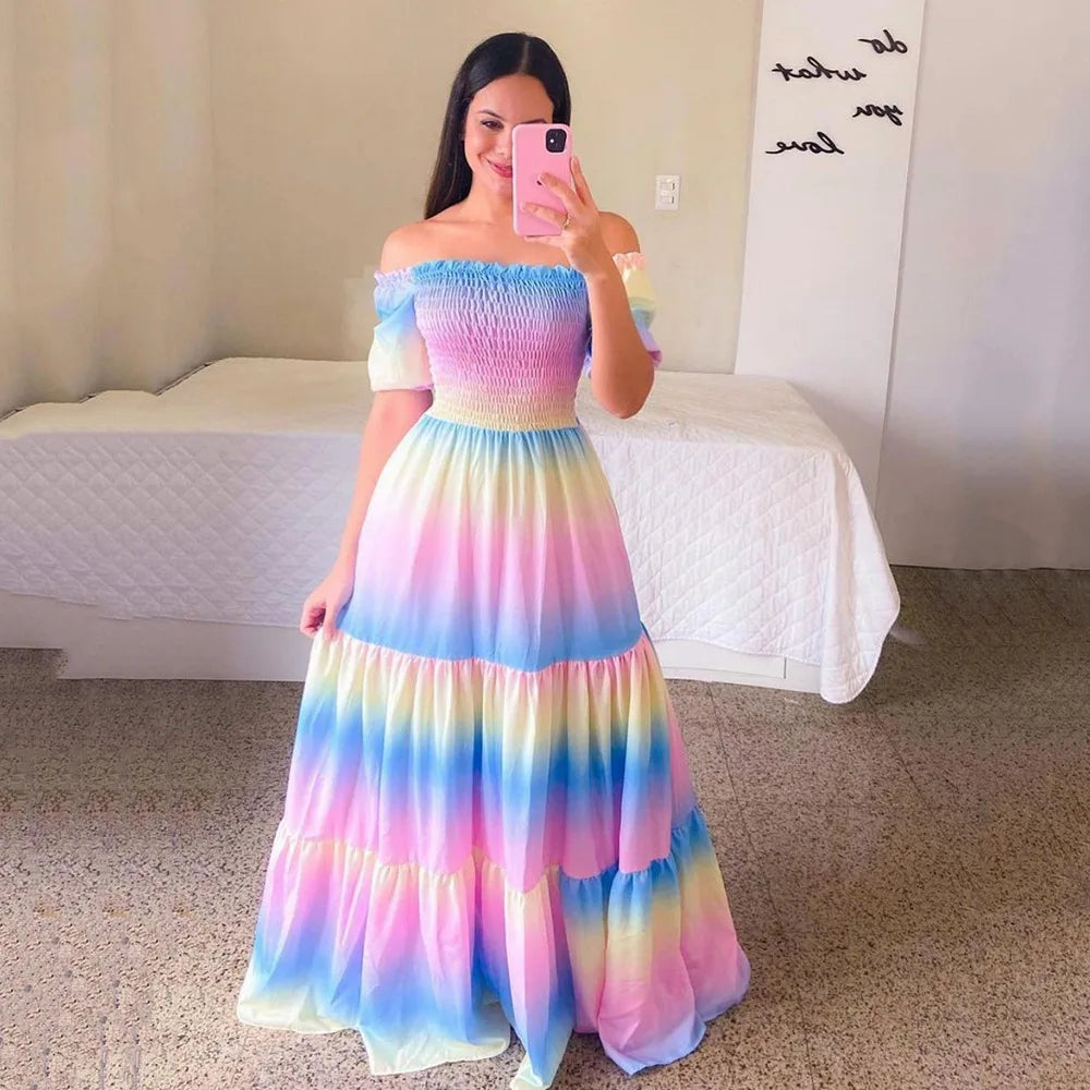 Boho Floral Summer Dress