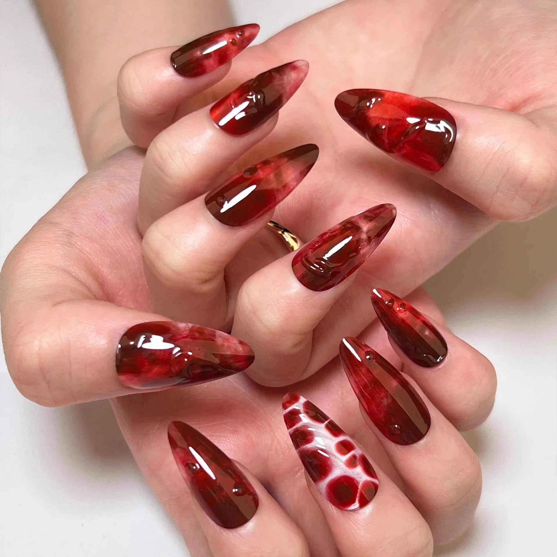 Halloween Horror Dark Press on Nails