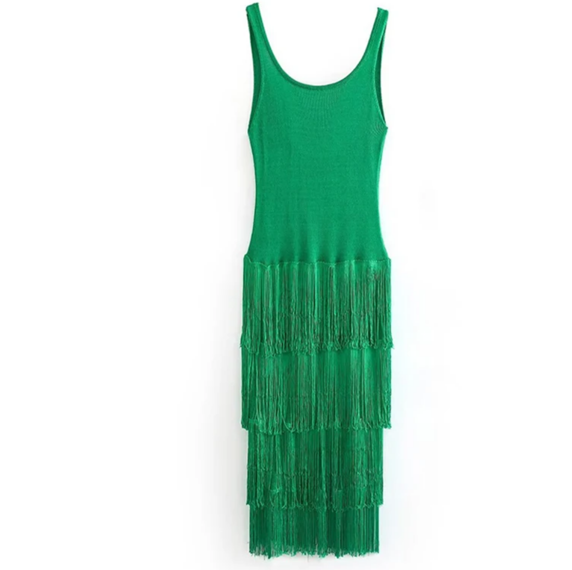 High Waist Sleeveless Summer Knit Slim Maxi Dresses