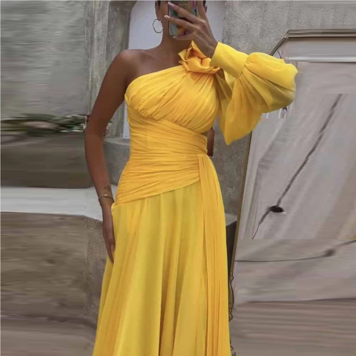 Halter Hollow Out High Waist Slim Maxi Dress