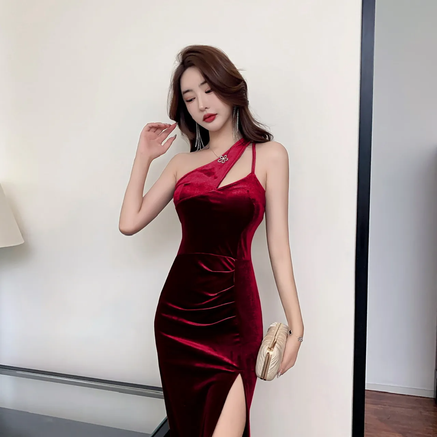 Women Elegant Sleeveless Slim Vintage Bodycon Dress