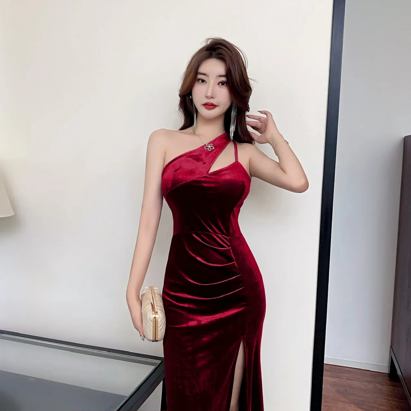 Women Elegant Sleeveless Slim Vintage Bodycon Dress