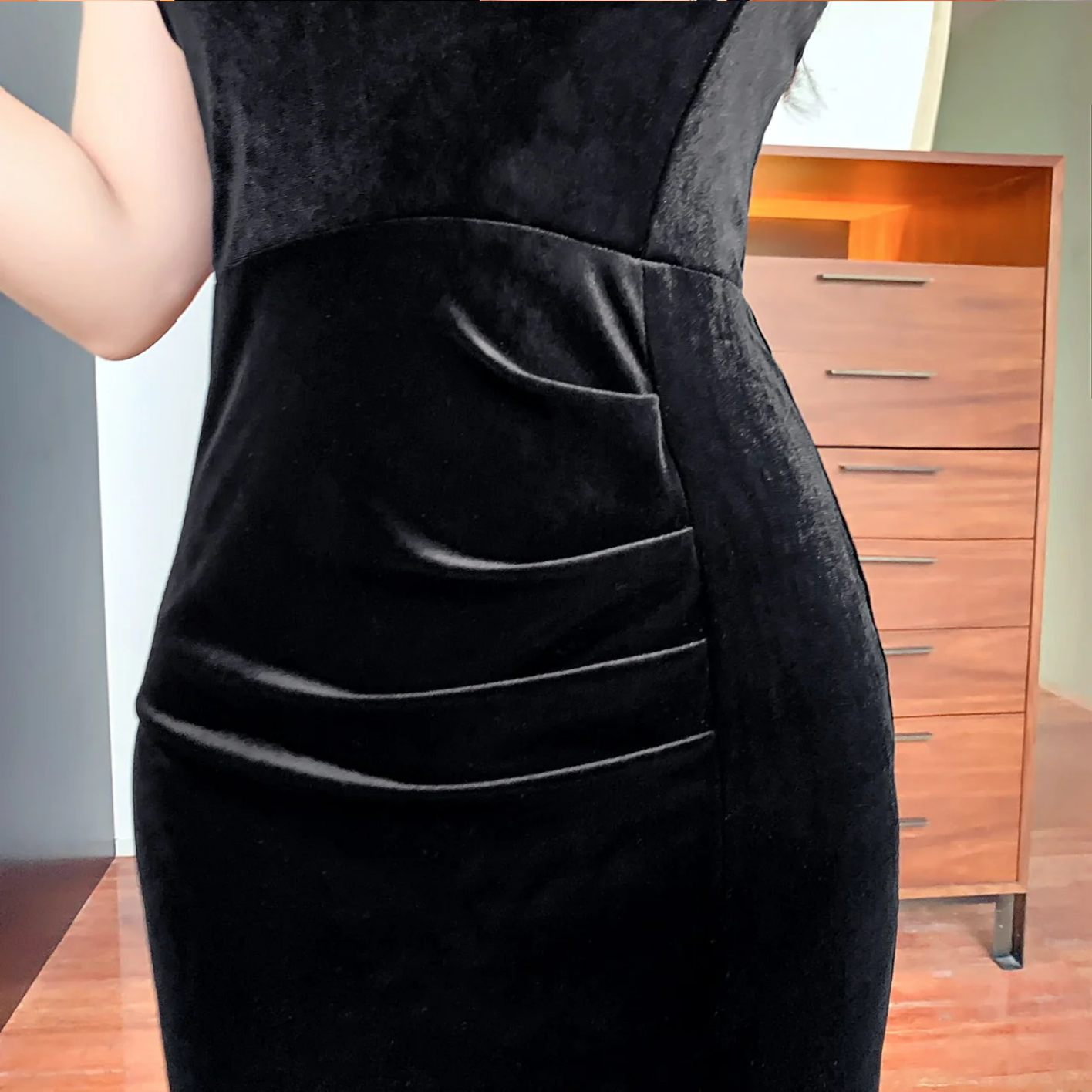 Women Elegant Sleeveless Slim Vintage Bodycon Dress