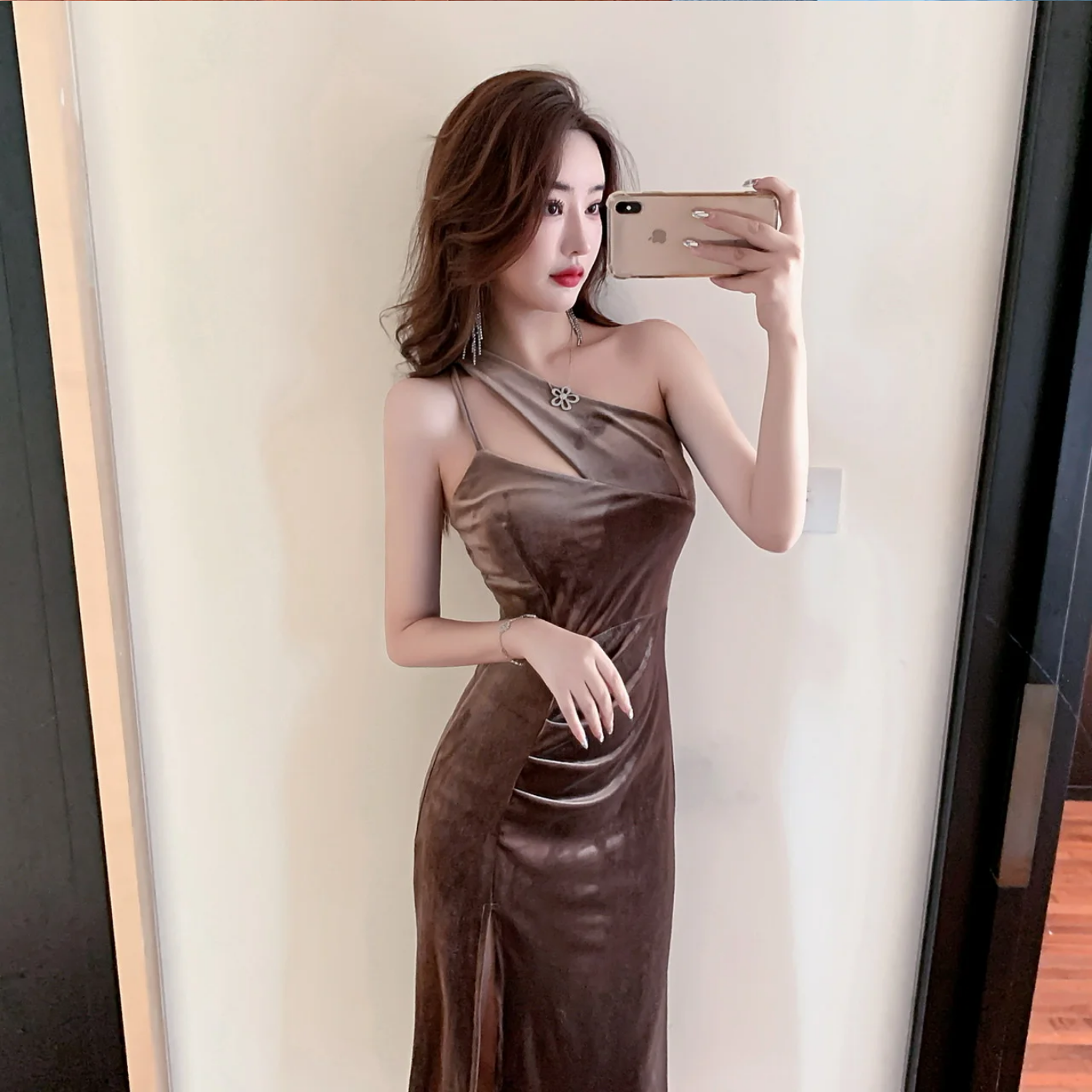 Women Elegant Sleeveless Slim Vintage Bodycon Dress