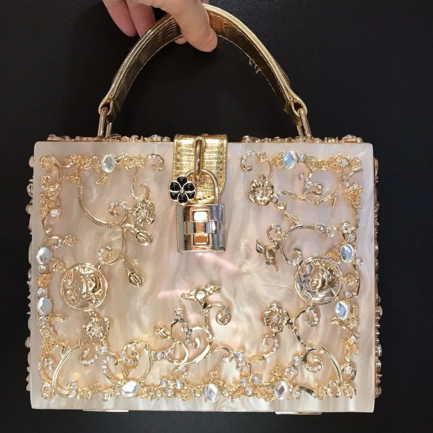 High-Grade Crystal Evening Bag